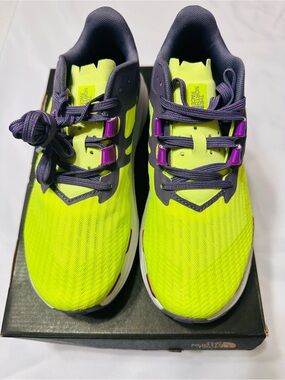 The North Face Women’s Vectiv Eminus Neon Yellow & Purple Trail Sneakers